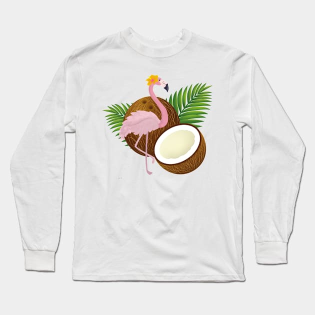 summer Long Sleeve T-Shirt by Pinkfeathers